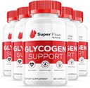 (5 Pack) Super Flow Glycogen Optimizer, Superflow Glycogen Support, Super Flow Optimizer Super Flow Optimizer Vitamin Supplement General Wellness Support Super Flow Maximum Strength (300 Capsules)