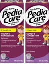 Children's Cough & Congestion Liquid Medicine for Cough, Chest Congestion and Mucus Cold Symptoms, Non-Drowsy, Ages 4+, Grape Flavor, 4 fl oz (2 Pack)