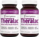 Master Supplements Granular Theralac - 1.05 oz, 2 Paket - Optimal Gut Health - Great for Kids - Vegan, Gluten Free - 80 Total Services