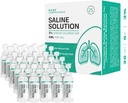 BASE LABORATUVIES% 3 Saline Çözüm Nebulizer Machine | Saline Çözüm Inhalation & Nasal Irrigation | High 3% Concentration l 25 Vials 5 ml Unit Dose