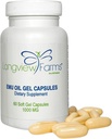 Longview Farms® Emu Oil Gel Capsules | 100% Pure Emu Oil for Skin Health, Mobility, and General Wellness | Natural Omega 3, 6, 9 ve Temel Vitaminler | 60 Capsules