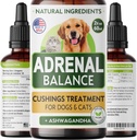 Köpek ve Kediler için acele et - Hayvanlar için Cushings Tedavisi, Аdrrangen Support w/Ashwagandha, Licorice Root, Rhodiola Rosea - En İyi Cushings Tedavisi - 2oz Harmony Herbal Drops