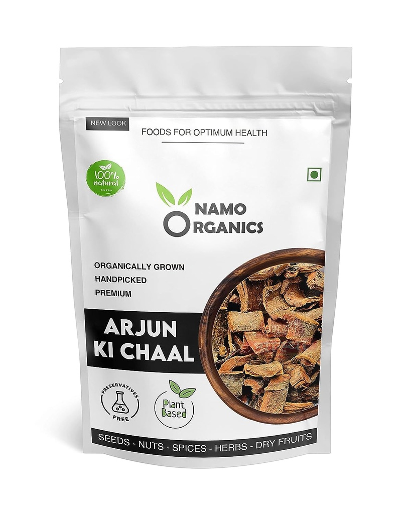 Nutranix TNA -Organic Arjun ki Chaal - 400 Gm sh- Arjuna Tree Bark - Raw | Lowers Bad Cholesterol