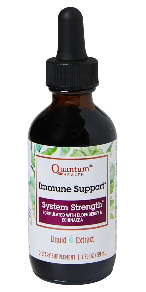 Kuantum Sağlık Immune Support Elder Echinacea Goldenseal Liquid Extract - Daily Wellness Herbal Immunity Formula for Women & Men - High Dose, Fast Abxia Tincture - 2 Fl Oz