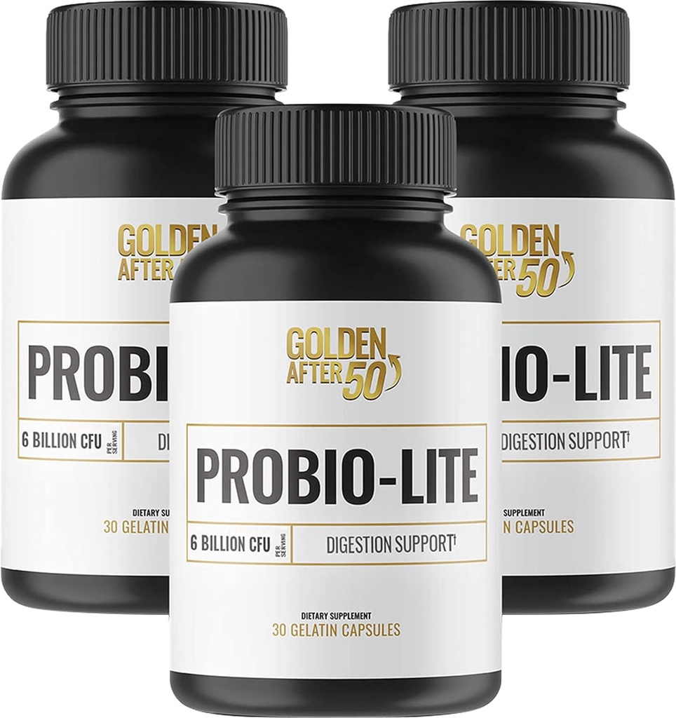 Altın 50 Probio-Lite - Gut Health ve Digestion Support için - Erkekler ve Kadınlar için Probiyotikler - Occasional Heartburn, Gas, Indigestion