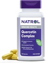 Natrol Quercetin Kompleksi, Immune Health, Quercetin Supplements with Vitamin C and Citrus Bioflavonoids, 50 Capsules, Up to a 25 Day Supply
