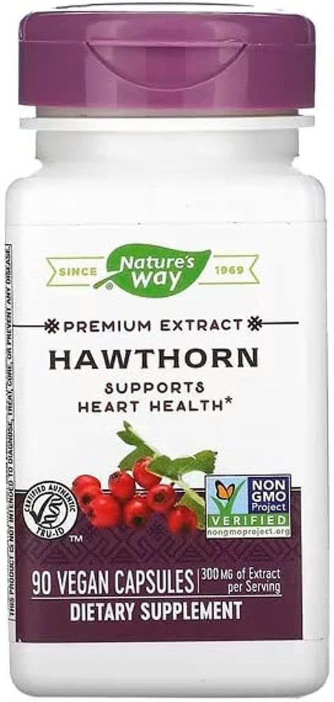 Nature's Way Hawthorn μούρα, 90 κάψουλες (πακέτο των 2)