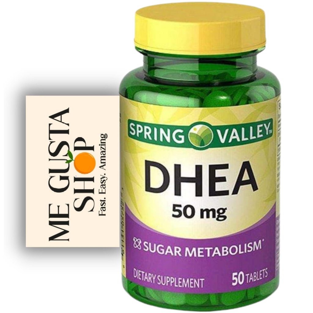 Spring Valley DHEA Tablets, 50 mg, 50 Count Συμπεριλαμβάνει την οργάνωση χαπιών