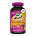 Doğanın Yolu Alive! Kadınlar 50+ Günlük Gummy Multivitamins, Women's Supplements, Supports Health Heart, Brain & Bones,* B-Vitamins, karma Berry Flavored, 130 Gummies (Pazar Mayıs Vary)