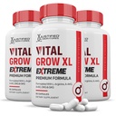 Αιτιολογημένα Εργαστήρια (3 Pack Vital Grow XL Extreme Pills 1600MG Premium Formula Proprietary Blend για την υγεία των ανδρών 180 κάψουλες