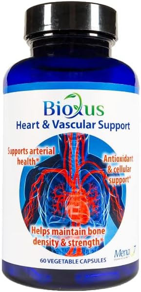 PotentSea Heart and Vascular Support Supplement, Vitamin K2, Vitamin D3, and Alpha Lipoic Acid, Cellular Support, Anti-Aging, Heart, Cognitive Health, 60 Veg Cap