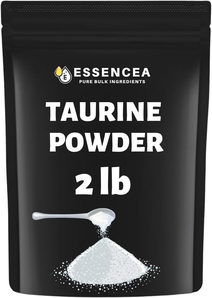 Taurine Toz 2lb Pure Bulk Malzemeler | 100% Taurine Toz | Premium Quality Supplement (32 Ounces) [Pazar Mayıs Vary]