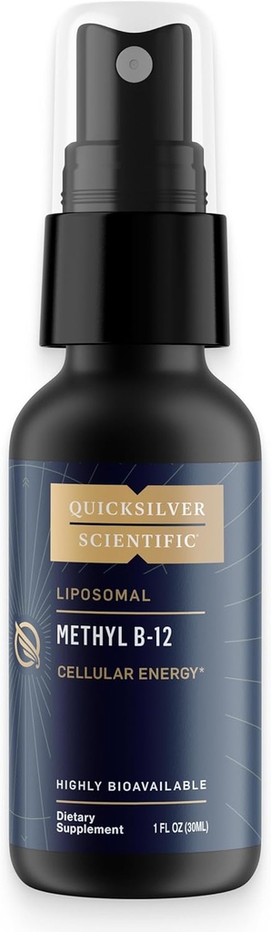 Quicksilver Scientific Torch B12-100006 Vitamin B12 as Torchcobalamin - Üst Aborpsiyon için Nano Teknoloji - Destekleyici Enerji Supplement (30 ml / 90 Hizmet)