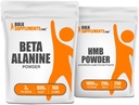 BulkSupplements Beta Alanine 500g + HMB 250g Bundle
