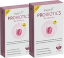 Kadın pH Dengesi için Letobacillus Probiyotik & Cranberry, White Pomegranate, Women's Vaginal Health Supplement, Sağlıklı Vaginal Odor & Vaginal Flora, 30Ct (Pack of 2)