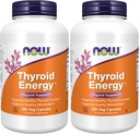 Şimdi Tamamlar, Tiroid EnerjiTM, Iodine ve Tyrosine Plus Selenium, çinko ve Copper, 180 Veg Capsules (Pack of 2)