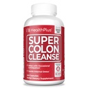 Υγεία Plus Super Colon Cleanse 60 Ημέρα προσφοράς του Gentle Gut Cleanse Detox, Psyllium Husk, Probiotics για την ανακούφιση της δυσκοιλιότητας & Digestive Υποστήριξη, 240 κάψουλες
