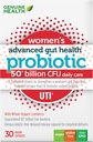 UTI Destek için Gerçek Sağlık Kadın Günlük Probiyotik, Sağlıklı Bir Urinary Tract, Multi-Strain, Cranberry ile Organik Formula, 30 Capsules