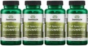Swanson Double Strength Boswellia-Herbal Supplement Ortak Destek-Ayurvedic Herb for Joint Flexability & Mobility Support- Made w/Boswellia Serrata Wear-(60 Capsules, 800 mg Her) 4 Pack