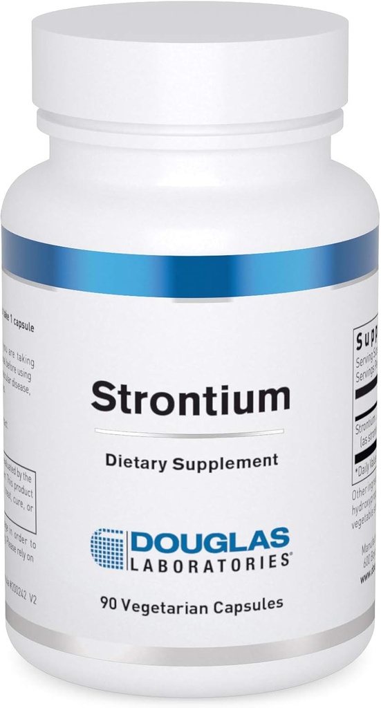 Douglas Laboratories Strontium | Trace Mineralleri Sağlıklı Kemik Yoğunluğu Desteklemek | 90 Capsules