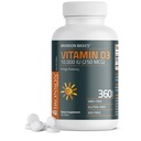 Bronson Vitamin D3 10.000iu (250mcg) 1 Yıl Sağlıklı Kas Fonksiyonu ve Immune Support, Non-GMO, 360 Tabletler
