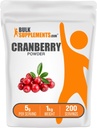 BulkSupplements.com Cranberry Toz - Kadınlar ve Erkekler için Cranberry Supplements - Unsweetened & Gluten Free, 5g per Service, 1 kg (2.2 lbs) (Paket of 1)
