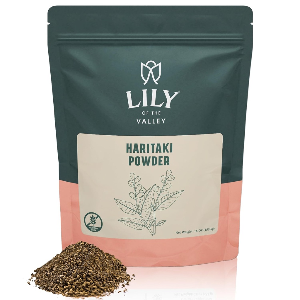 Vadi Haritaki Toz - Terminalia Chebula - Hindistan'dan Kaynaklandı - Bir Ayurvedic Herb -% 100 Doğal & Not Preservative - Vegan & Gluten-Free (16oz, 453g)- Paket Vary