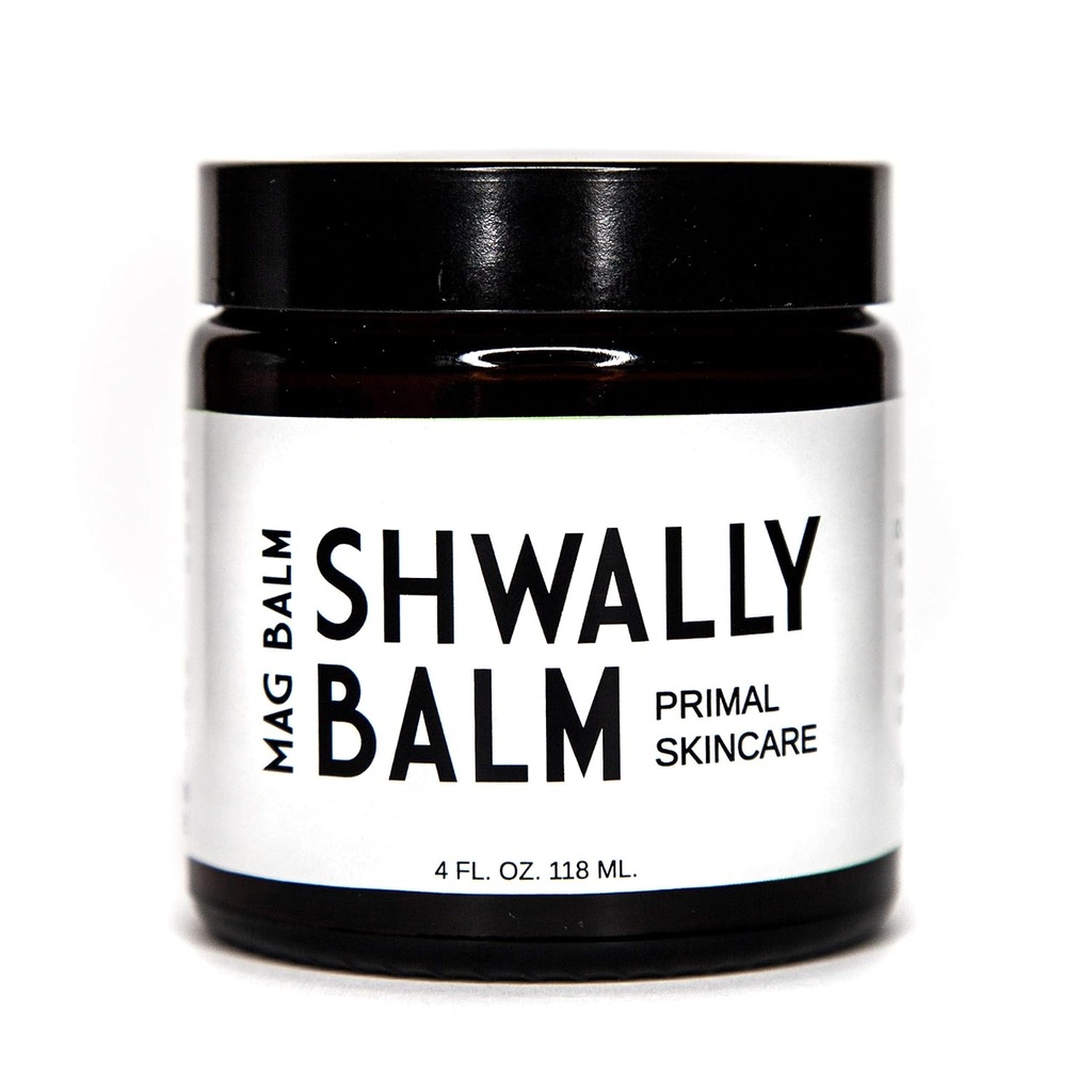 Shwally Paleo Magnesium Oil Cream - Αληθινός Σπόρος δωρεάν & Primal Mag Balm - 100% Grass Fed Tallow, Avocado, Extra Virgin Olive Oil with Zechstein Magnesium - Little Vanilla Bean