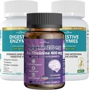 L-Theanine + Digestive Enzymes Wellness Sche – Natural Relaxation, Stress Relief & Digestive Support