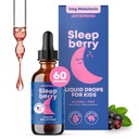 JoySpring Sleepberry Kids Melatonin 3 mg - L Theanine ile Sıvı Uyku Yardımı, Yüksek Apsiyon Berry Drops (2 fl oz) 60 Hizmet, Çocuk Melatonin D Çocuk Seyahat Essentials ile Melatonin