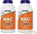 Şimdi Gıdalar NAC 1000 mg, 250 Tablet (Pack of 2), N-Acetyl-Cysteine Supplement, 1000 mg (1 gram) Tablet - Vegetarian, Non-GMOMOMO