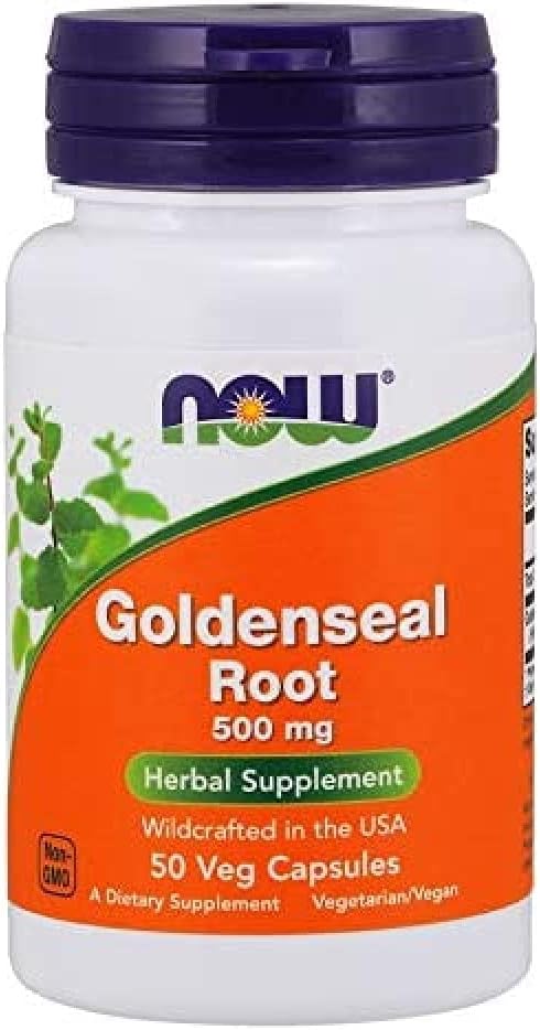 Τώρα τρόφιμα gOLDENSEAL ROOT 500mg 50 CAPS