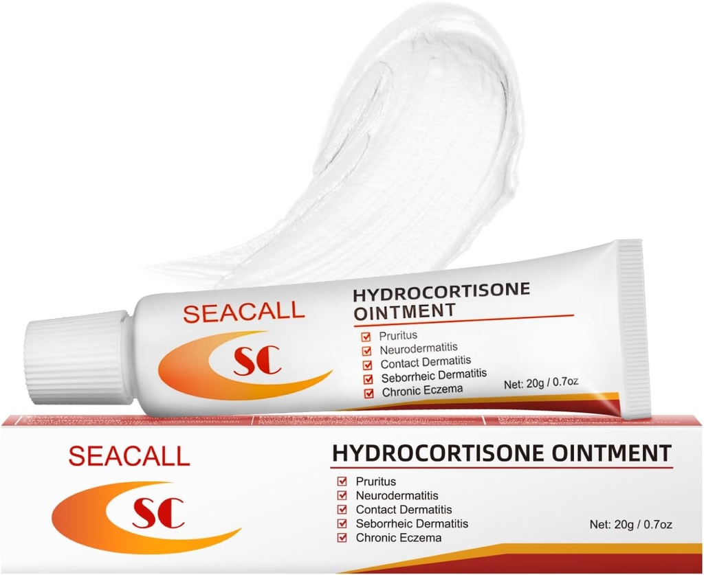 Hydrocortisone Cream - OTC Anti-Itch Relief for Eczema, Dermatitis & Skin Irritations | Maximum Strength Topical Treatment