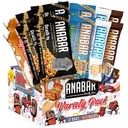 Anabar protein Bar, Protein-Packed Candy Bar, Dünya'nın En İyi Tasting Protein Bar, No Sugar Alkols, High protein, Amazingly Delicious, 20 Grams of Protein (12 Bars, Classic Pack)