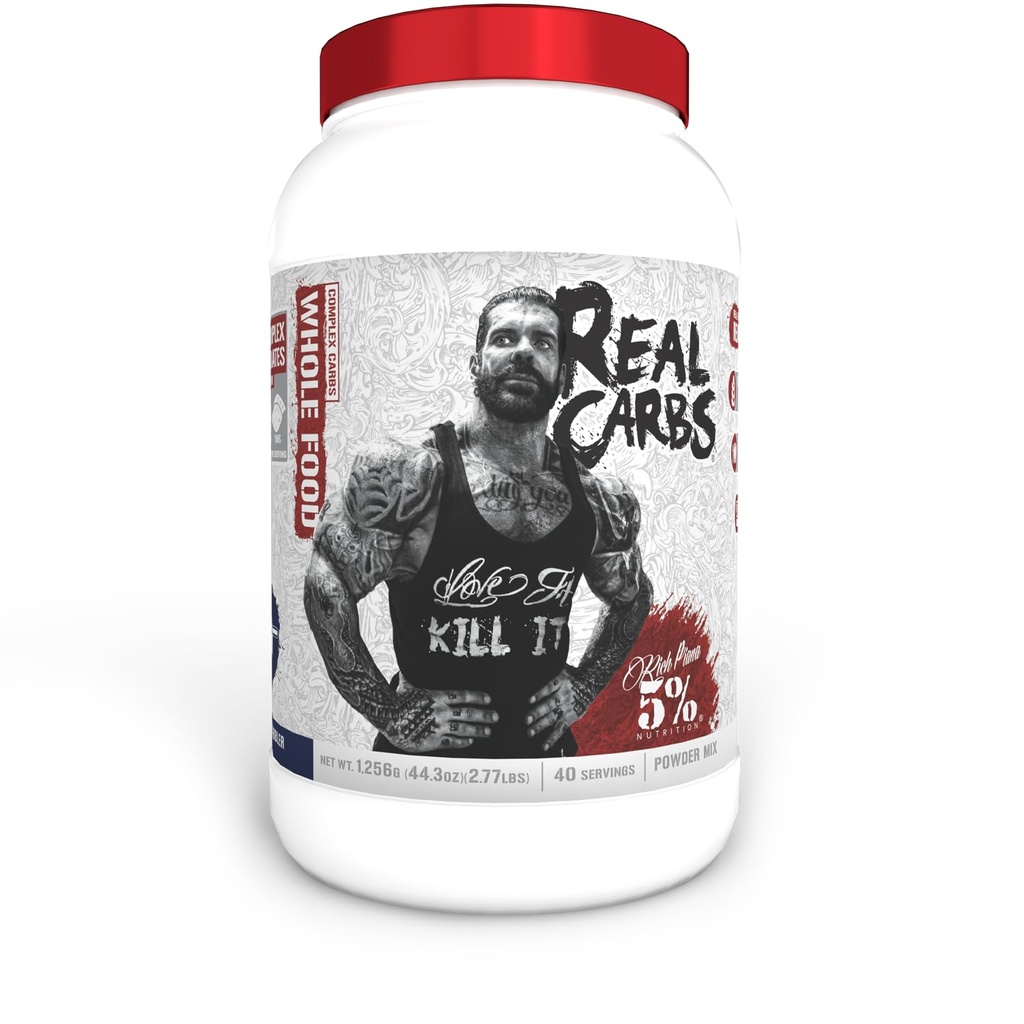 % 5 Beslenme Zengin Piana Real Carbs with Real Food Complex Carb Toz, Long-Lasting Low Glycemic Energy for Pre-Workout /Post-Workout Recovery Meal, 2.8 lb, 40 Servisler (Blueberry Cobbler)