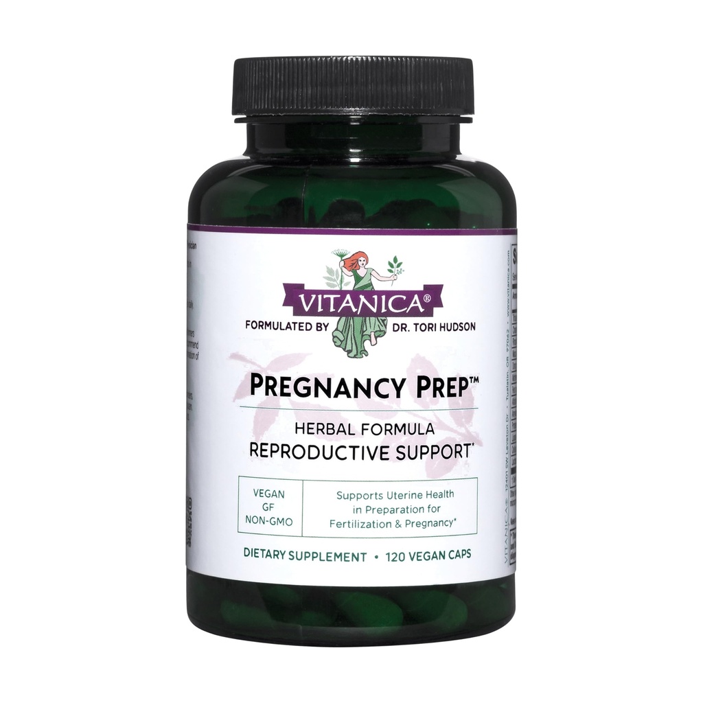 Vitanica Hamilelik Prep, Reproductive System Support, Vegan, 120 Capsules