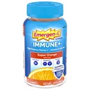 Emergen-C Immune+ Triple Action Immune Support Gummies, BetaVia (R), 1000 mg C, B Vitaminleri, Vitamin D ve Antioksis, Super Orange, Back to School Essentials - 45 Count