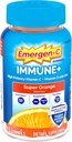 Emergen-C Immune+ Triple Action Immune Support Gummies, BetaVia (R), 1000mg Βιταμίνη C, Β Βιταμίνες, Βιταμίνη D και Αντιοξειδωτικά, Super Orange, Επιστροφή στο σχολείο Απαραίτητα - 45 Count