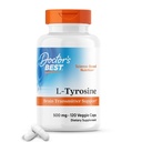 Doktorlar En İyi L-Tyrosine, 500 mg, Beyin Kontrol, Gluten Ücretsiz 120 Veggie Caps