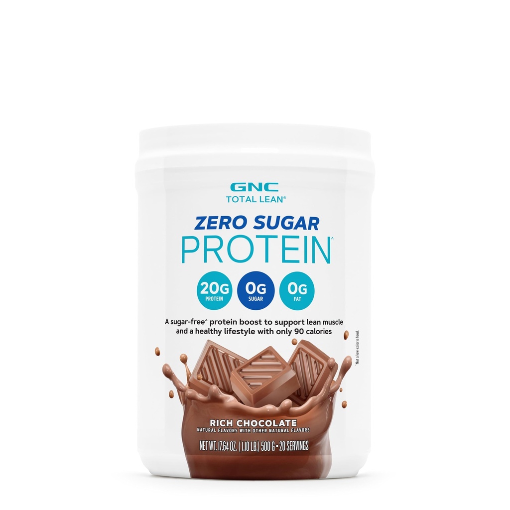 GNC Total Lean Zero Sugar Protein - Zengin Çikolata (20 Hizmet)
