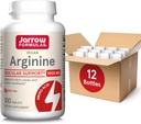 Jarrow Formulas Arginine 1000 mg, Diyet Supplement, Destekler Nitrik Çimento Production, Destekler Protein Synthesis, 100 Tablet, 100 Day Supply (Pack of 12)