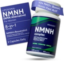 Liposomal NMNH Supplement for Women's Energy: NMN Alternative + Trans-Resveratrol + TMG | Boosts NAD+ Levels, Cellular Rejenerasyon & Hairt Skin - 60-Day Anti-Aging Formula