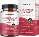 Menopause Support Capsules for Women - Herbal 12in-1- Hormon Dengesi Black Cohosh,Ashwagandha, DIM, Magnezyum, Chasteberry, B6, B12- ve Daha Fazlası