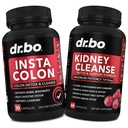 Cleanser του παχέος εντέρου Detox & Kidney Cleanse - 15 ημέρα Colon Cleanse χάπια & Kidney Detox συμπλήρωμα υποστήριξης Cranberry, Uva Ursi - Bowel Movement Συμπληρώματα για το εντερικό στομάχι Bloating Gut Body Flush