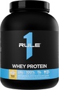 Kural 1 Whey proteini - All-Whey Kaynaklarından 24g Hızlı Örnekleme Proteinleri Doğal Occurring EAAs & BCAAs for Workout Recovery or Anytime Use (5 Pounds*, Banana Creme)