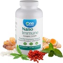 Bir Gezegen Beslenme Nano Immune 500 mg Veggie Capsules (120 Hizmet), 5 Nano-Sized Herbs, Geliştirilmiş Immune Savunma, Non-GMO, Vegan, Gluten Free