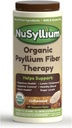 NuSyllium Psyllium Husk Toz USDA Organik, 21 Oz, Diyetsel Fiber Supplement with Brown Sugar, Helps Trust Digestive Health* Unflavored, 85 Hizmet