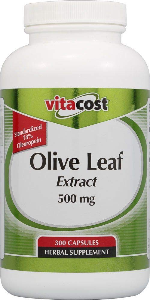 Vitacost Synergy Olive Leaf Extract - 500 mg - 300 Capsules