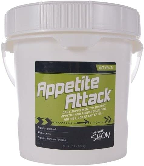 Ralco Show Appetite Attack - Daily Gut Health Supplement to Keep Your Project Healthy and Hungry (5 lbs)