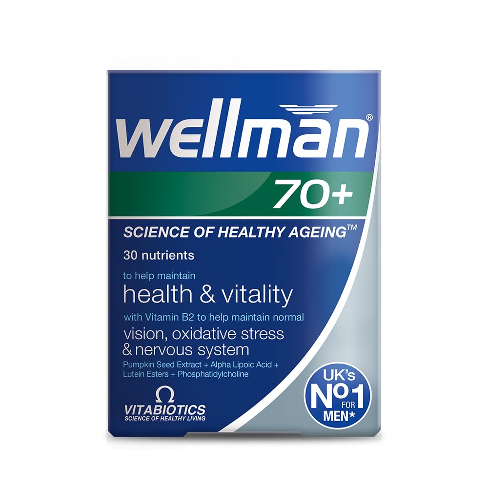 Vitabiotics Wellman 70+ 30 καρτέλες